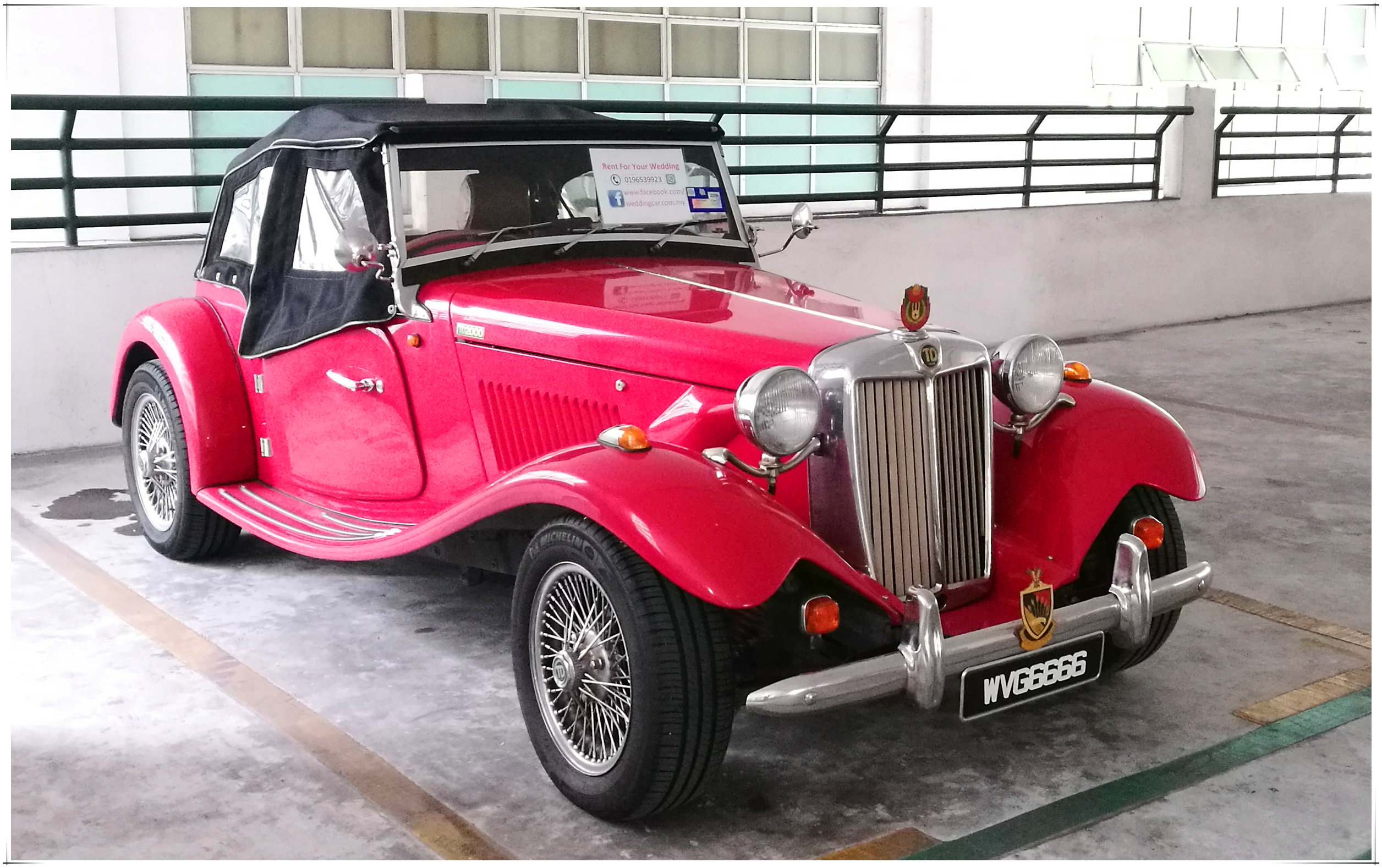 TD2000 (Red) Gallery - Classic Bridal Car